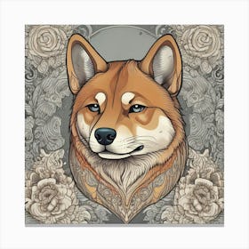 Shiba Inu 68 Canvas Print