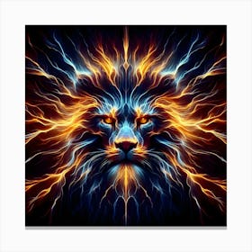 Fire Lion 1 Canvas Print