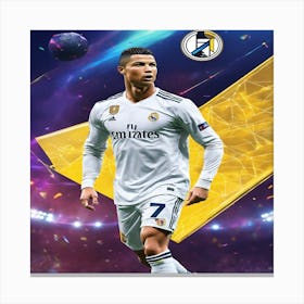 Ronaldo Soccer Player Canvas Print