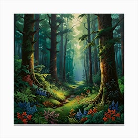 Forest Path 1 Canvas Print