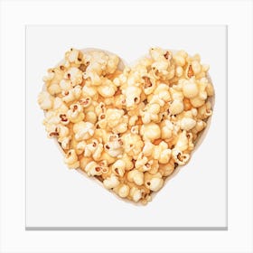 Heart Shaped Popcorn 6 Canvas Print