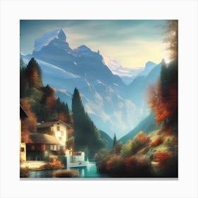 Autumn In The Mountains Canvas Print