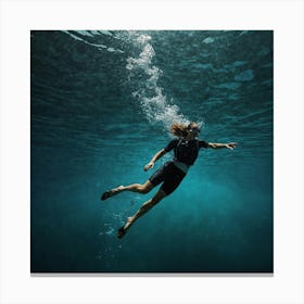 Into the Water Canvas Print