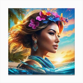 Hawaiian Beauty 3 Canvas Print