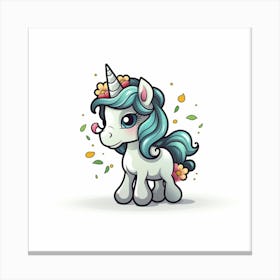 Unicorn Illustration 1 Canvas Print