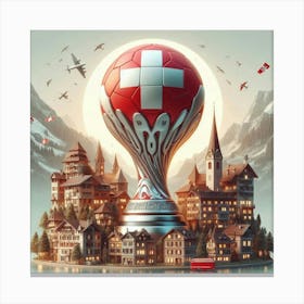 Switzerland Euro 2024 Canvas Print