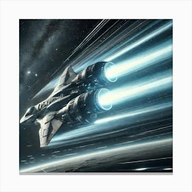 Lunar Talon High Speed Engines Converted Canvas Print