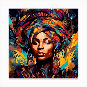 African Woman 38 Canvas Print