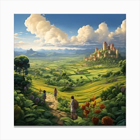 Fairytale Landscape Canvas Print