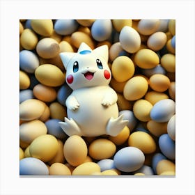 Pokemon Egg Canvas Print