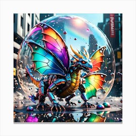 Rainbow Dragon 7 Canvas Print