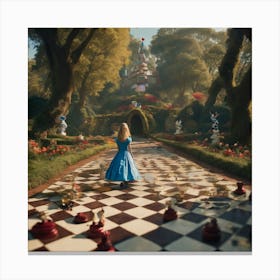 Alice In Wonderland 1 Canvas Print