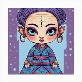 Asian Girl 15 Canvas Print