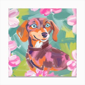 Dachshund 02 Canvas Print