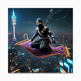 Ninja Ninja Canvas Print