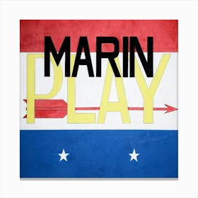 Marin Play Canvas Print