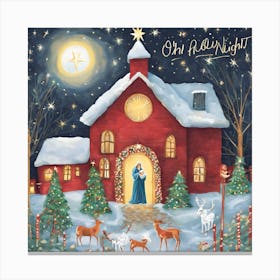 Oh Christmas Night Canvas Print