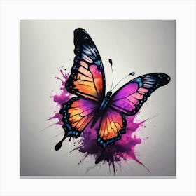 Butterfly Painting 338 Canvas Print