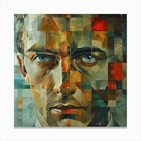 'The Face Of A Man' 1 Canvas Print