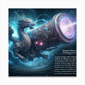 Dragons Heart Cannon Canvas Print