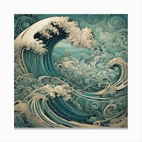 Great Wave Off Kanagawa Canvas Print