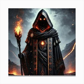 Ember Sage Converted Canvas Print