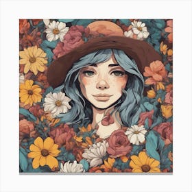 Flower Girl 1 Canvas Print