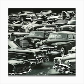Classic Cars 3 Canvas Print