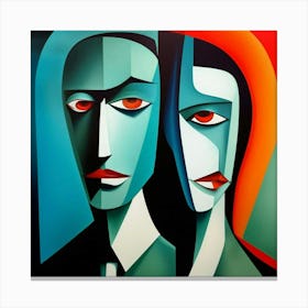 Man And Woman Canvas Print