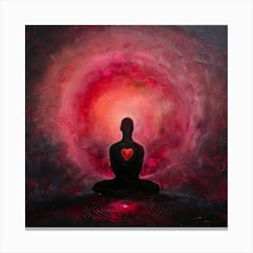 Heart Of Meditation Canvas Print