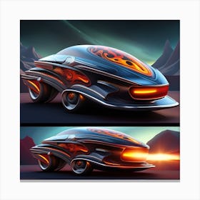 Futuristic Car 11 Canvas Print