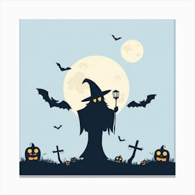 Halloween Witch 2 Canvas Print