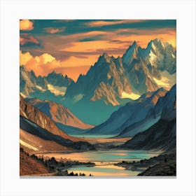 Alpine Serenity 13 1 Canvas Print