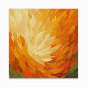 Orange Tulip Canvas Print