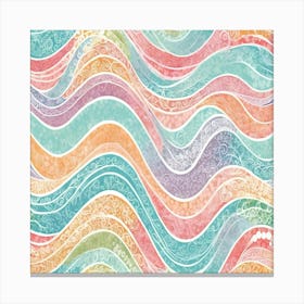 Wavy Waves Canvas Print