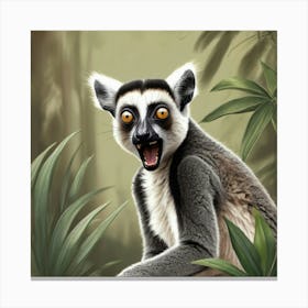 Lemur 11 Canvas Print