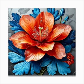 Hibiscus Flower 3 Canvas Print