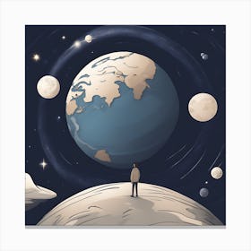 Earth is dying Canvas Print