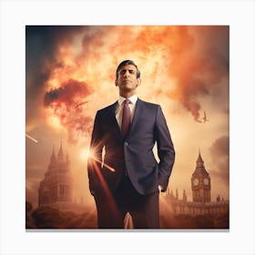Man In The Suit Canvas Print