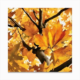 Showcase The Warm ; dead leaves Canvas Print