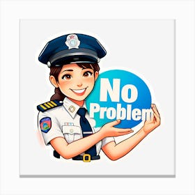 No Problem Canvas Print