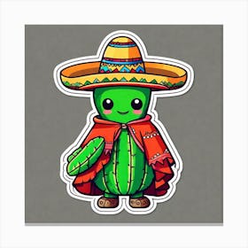 Mexican Cactus 37 Canvas Print