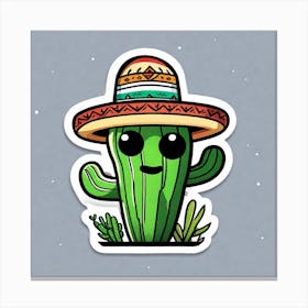 Mexican Cactus 15 Canvas Print