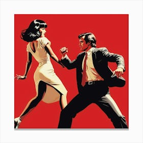 Tango Dancers Canvas Print