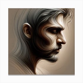 Portrait Of A Man Canvas Print