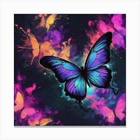 Butterfly Painting 245 Canvas Print