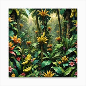 Tropical Jungle Canvas Print