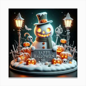 Happy Halloween 11 Canvas Print