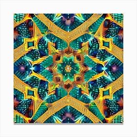 Psychedelic Mandala 8 Canvas Print