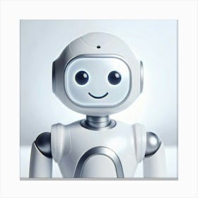 Robot Smiling Canvas Print